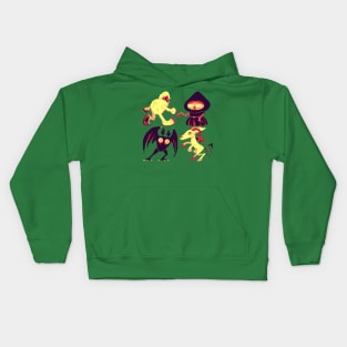 Pixel Cryptids Kids Hoodie